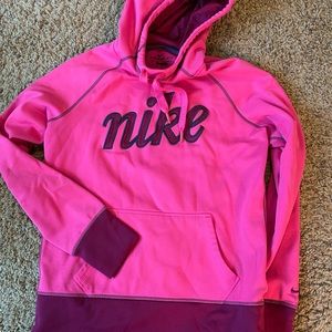 Pink Nike hoodie